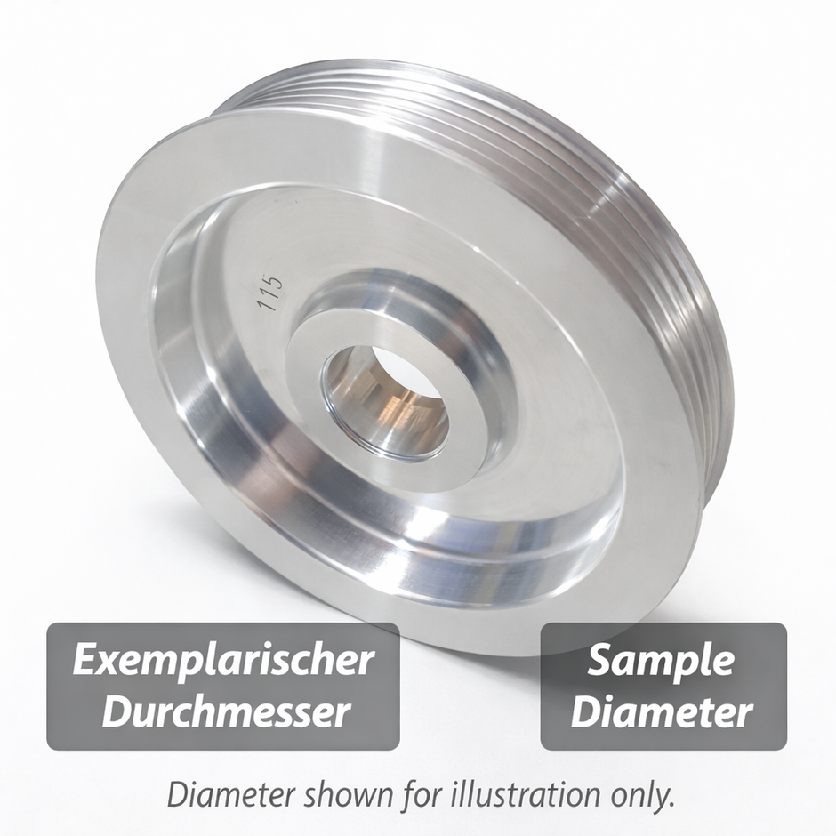 Pulley Ø100 mm ET 12.5 mm