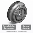 Pulley ET 40.7 mm