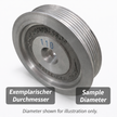 Pulley ET 17.5mm with screw -CLEARANCE-