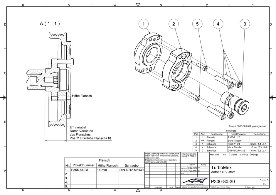 HTS pulley 