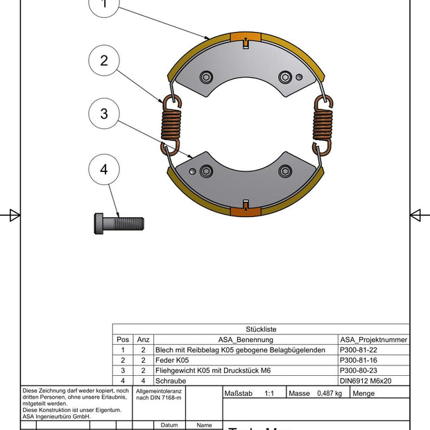 Verschleisssatz klein K05