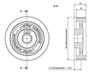 Pulley ET 17.5mm with screw -CLEARANCE-